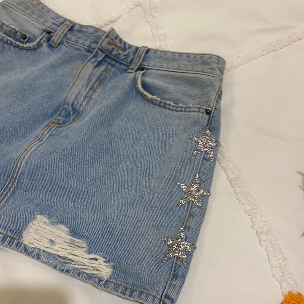 LF jean skirt